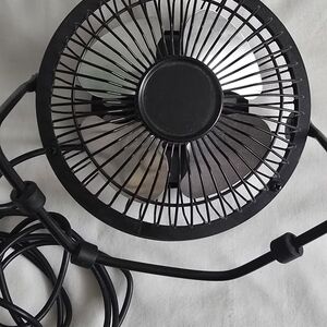Black Portable Desk Fan